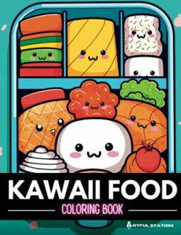 Kawaii Food Coloring Book Review: Unleash Your Creativity with Adorable Kawaii Food Designs